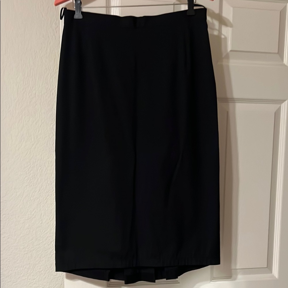 Prada Black Knee-Length Pencil Skirt /size 42